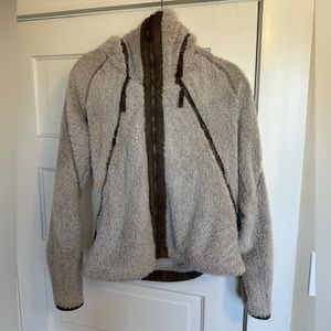 Fuzzy zip up sweater from REI by KUHL
